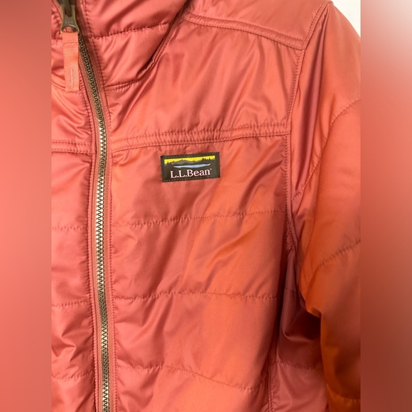 Salmon color Puffer L.L Bean Jacket women’s s - Picture 5 of 5